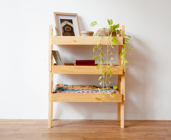 Wooden Shelving at Home
